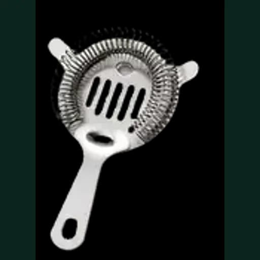 Hawthorne strainer with a coiled spring